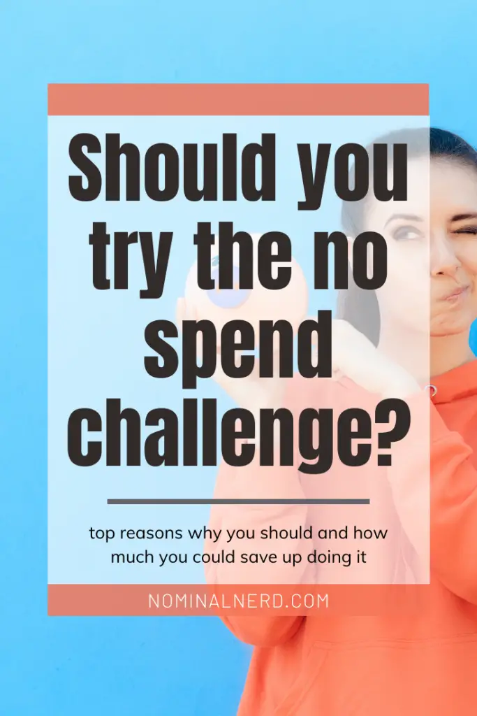 Are you interested in the no spend challenge, but don't know much about it? We break down what it means to have a no spend challenge, and exactly how it can save you money! no spend | challenge | save money | savings | no spend challenge